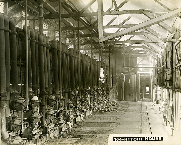 Retort House and Tacoma Gas & Electric Light Co., 2201 South A Street, Tacoma, 1910