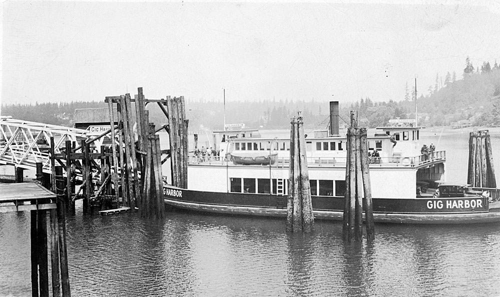 Ferry Gig Harbor at Gig Harbor, 1927