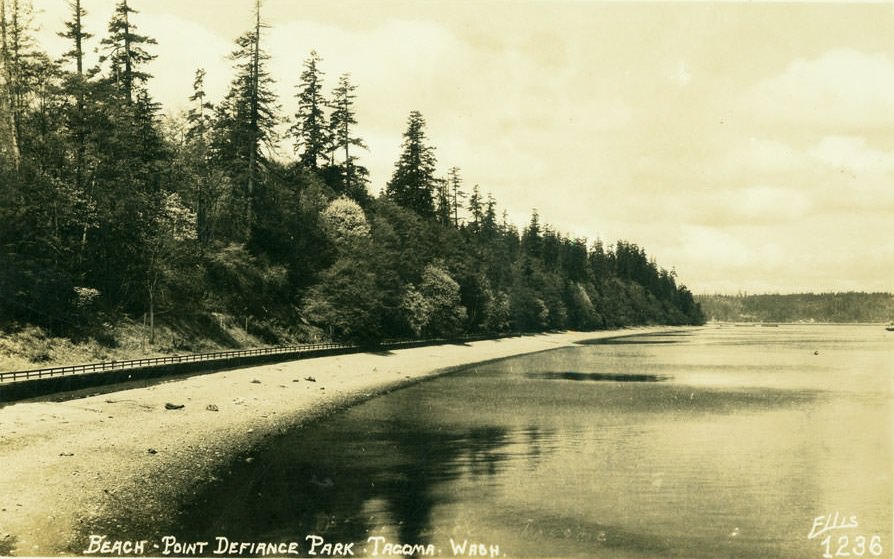 Beach-Point Defiance Park, Tacoma, 1935