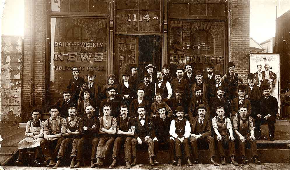 Tacoma News, 1114 Railroad Street, Tacoma, 1890