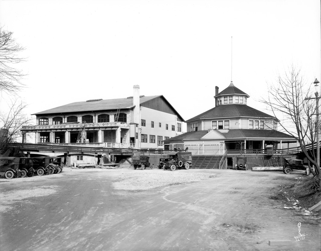 Old and New Pavilions at Pt. Defiance Park, 1930