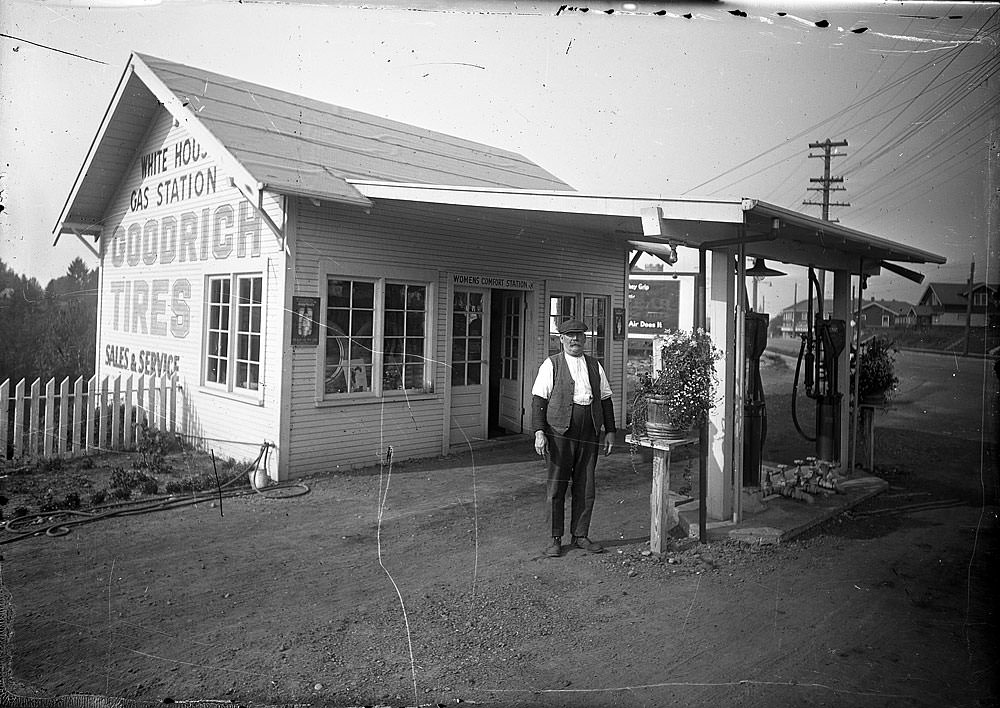 The White House Service Station, 1918