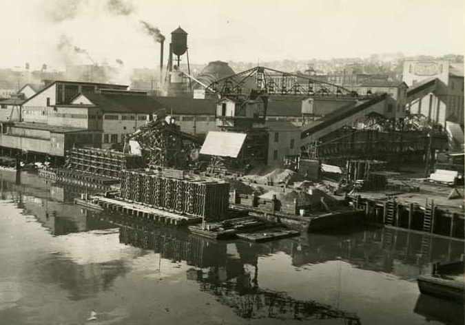 Tacoma Industrial Waterfront View, 1939