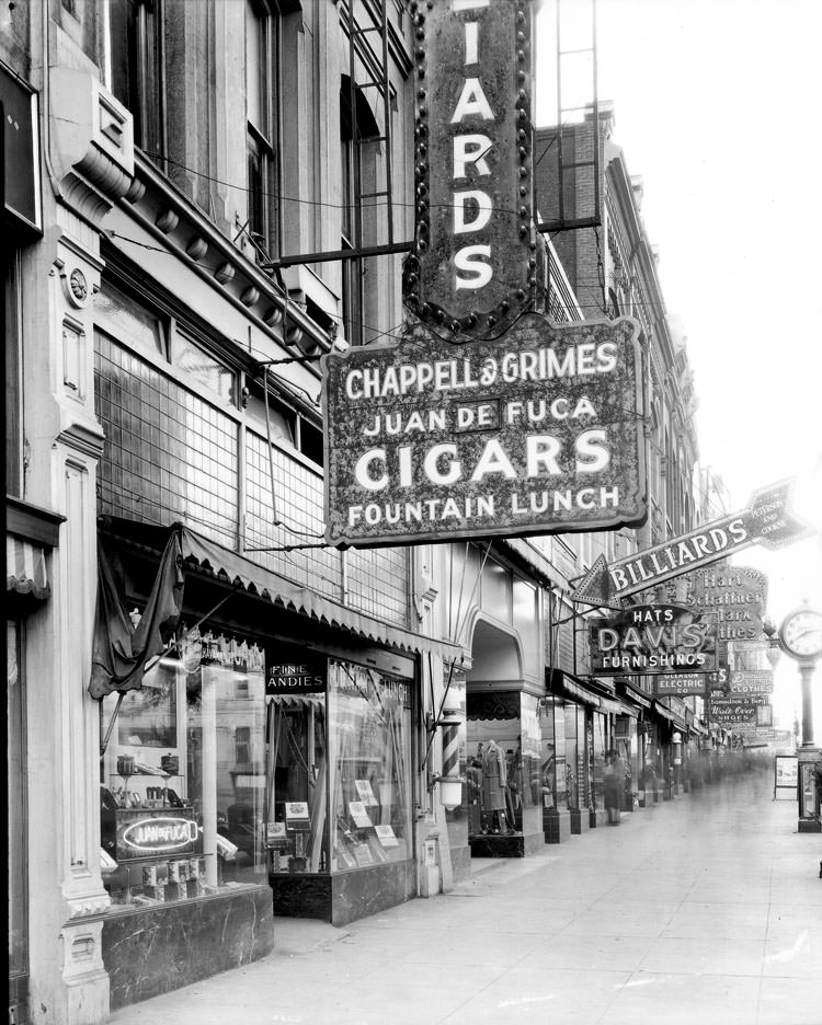 Chappell & Grimes Restaurant and Cigar Store, 1935