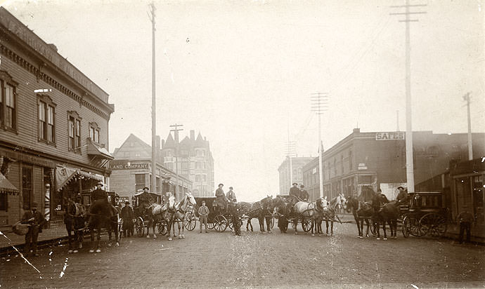 Tenth Street, Tacoma, 1890