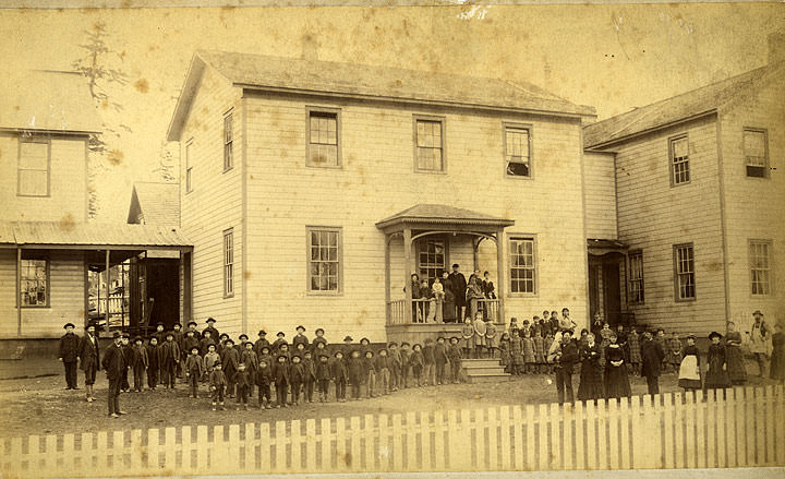 Indian Scholars at the Industrial Boarding School, Puyallup Reservation, 1887