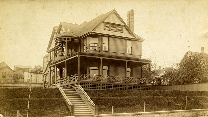 John S. Baker home, 436 South C Street, Broadway, 1890