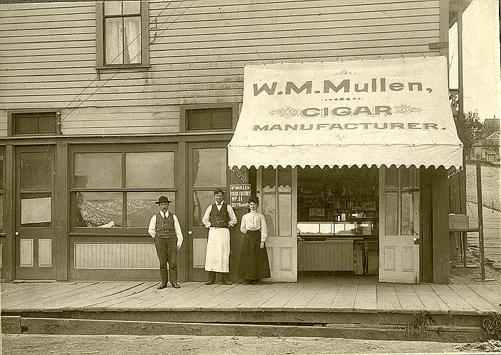 Cigar Manufacturer, W. M. Mullen, 1900