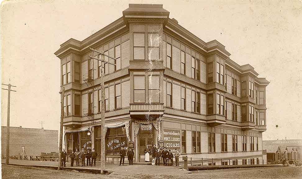 Arlington Hotel and Arlington Sample Room, 2023 Pacific Ave., Tacoma, 1892