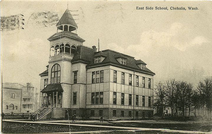East Side School, Chehalis, 1900