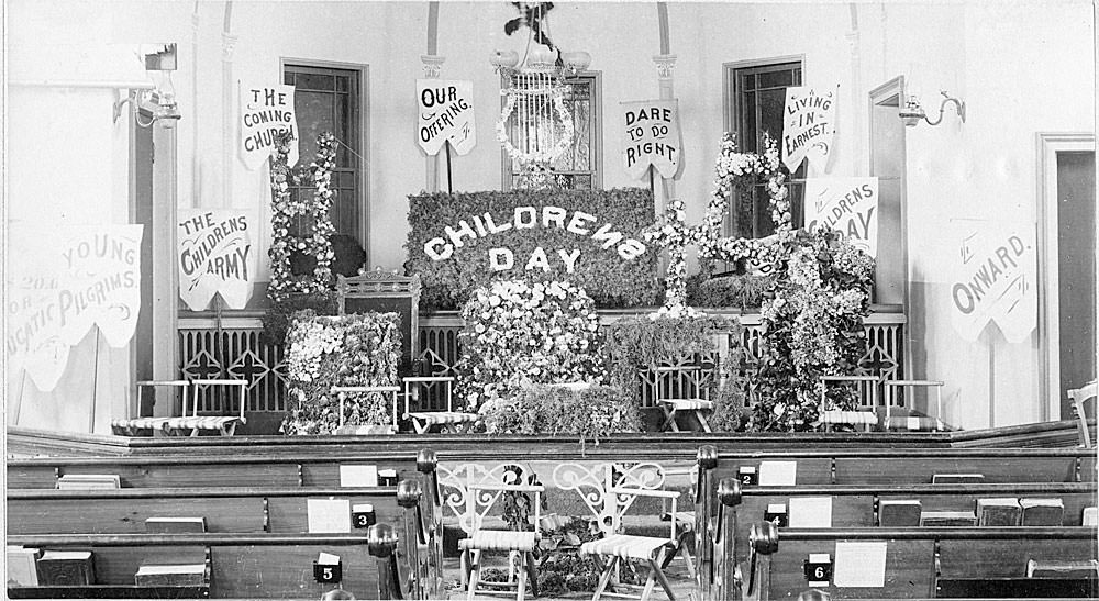 Children's Day, M.E. Church, June 13th, Tacoma, 1886