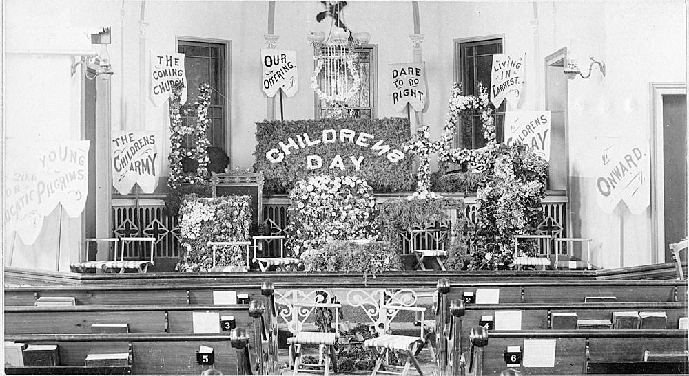 Children's Day, M.E. Church, June 13th, Tacoma, 1886