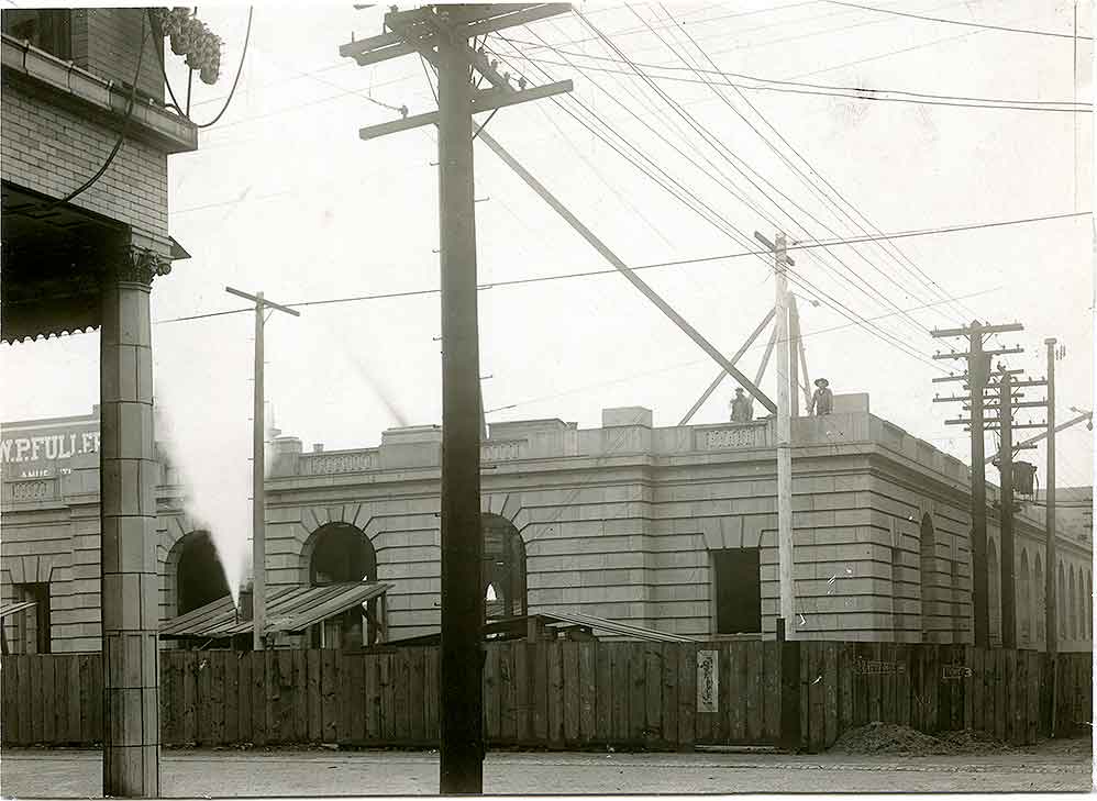 Construction of the Tacoma United States Post Office, Court House, and Customs House, 1909