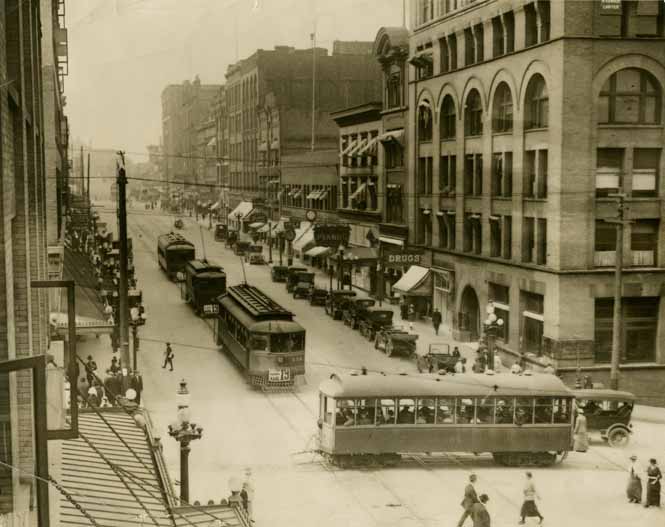 Broadway Tacoma, Washington, 1915