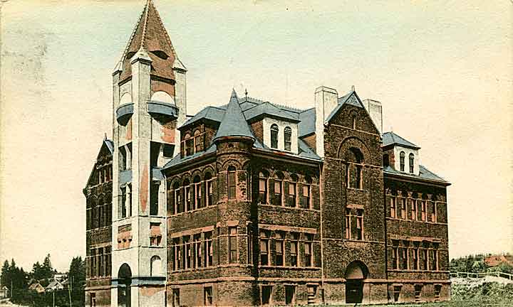 High School [Washington School] Olympia, 1908