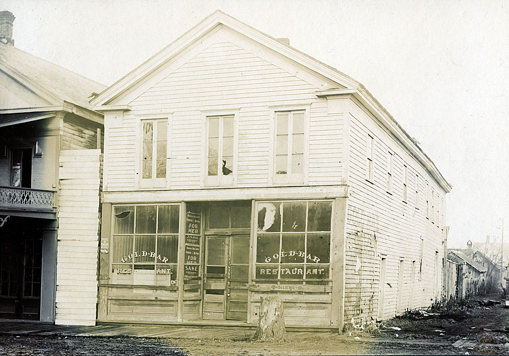 Gold Bar Restaurant, Olympia, 1900