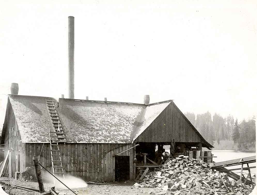 Frank Guslander Mill, Black Lake, Olympia, 1909