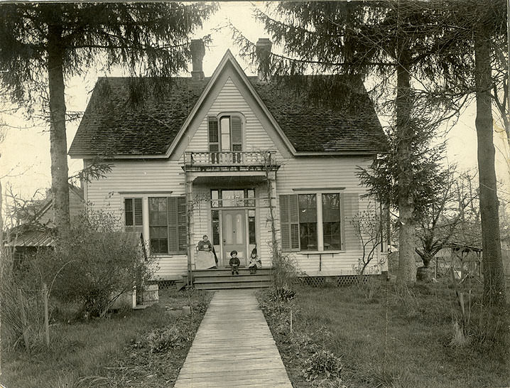 Nathaniel Ostrander House, Washington Street and 8th Avenue, Olympia, 1909