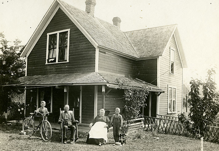 Joseph Longmire (Jr.) home, of South Bay, Olympia, 1900