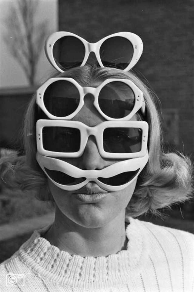 The Crazy, Dark Shades and Oversized Sunglasses from the 1960s