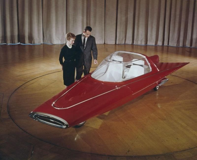 1961 Ford Gyron: Two-Wheeled Gyrocar that was created for Research and Marketing Purpose