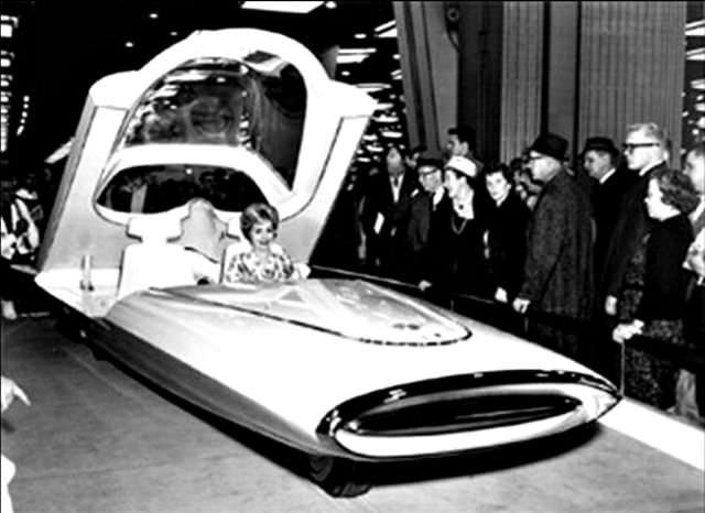 1961 Ford Gyron: Two-Wheeled Gyrocar that was created for Research and Marketing Purpose