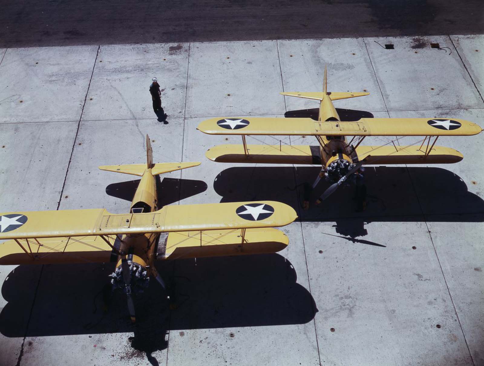 Navy N2S primary land planes.