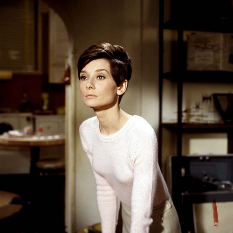 Fabulous Photos of Audrey Hepburn During the filming of 'Wait Until Dark (1967)'