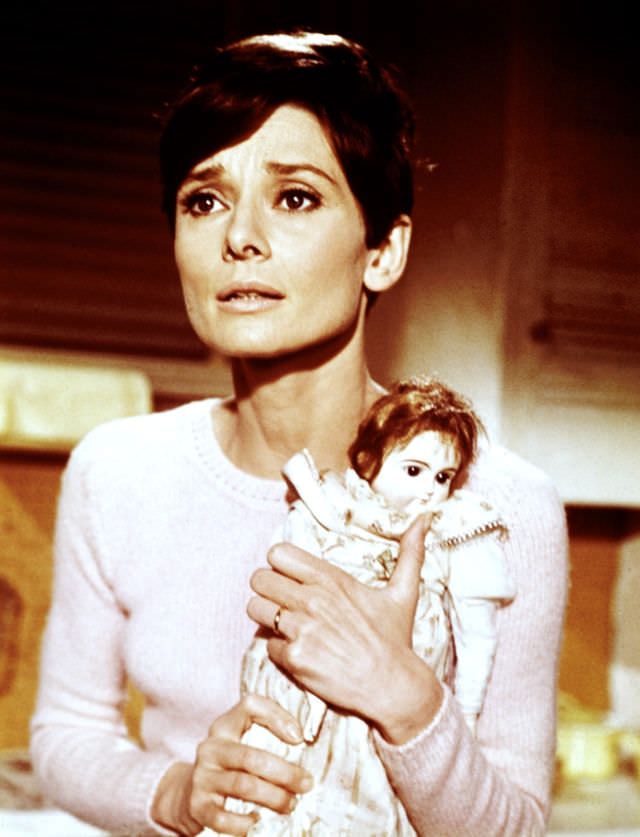 Fabulous Photos of Audrey Hepburn During the filming of 'Wait Until Dark (1967)'