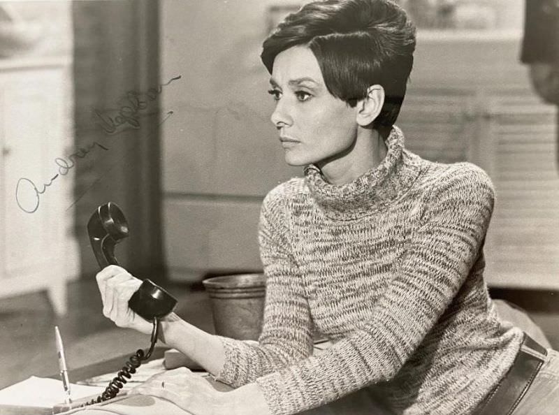 Fabulous Photos of Audrey Hepburn During the filming of 'Wait Until Dark (1967)'