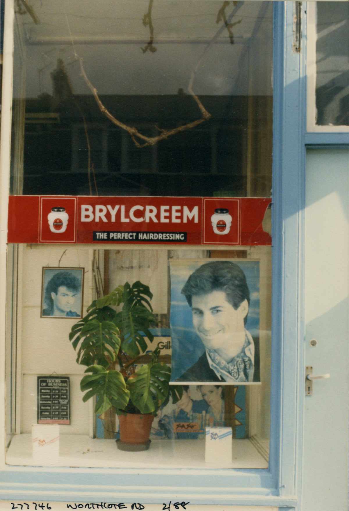 Hairdresser, Northcote Rd, Battersea, 1988