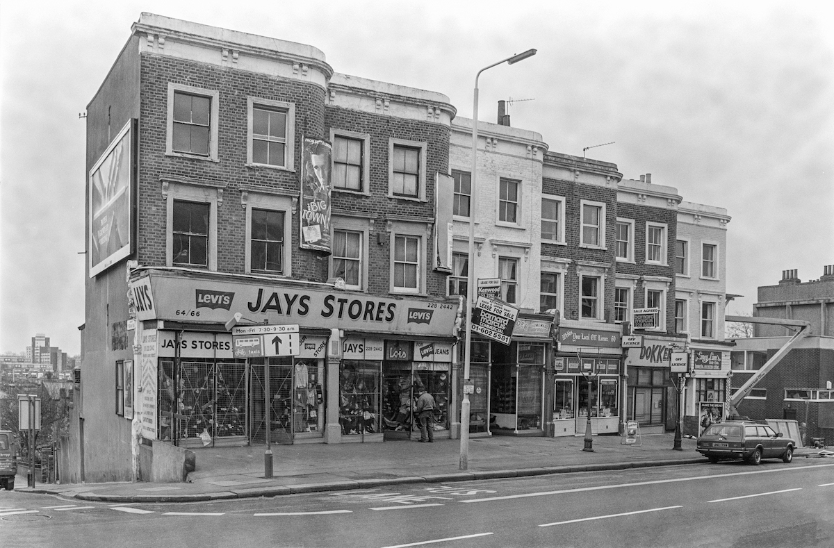 Lavender Hill, Battersea, 1988