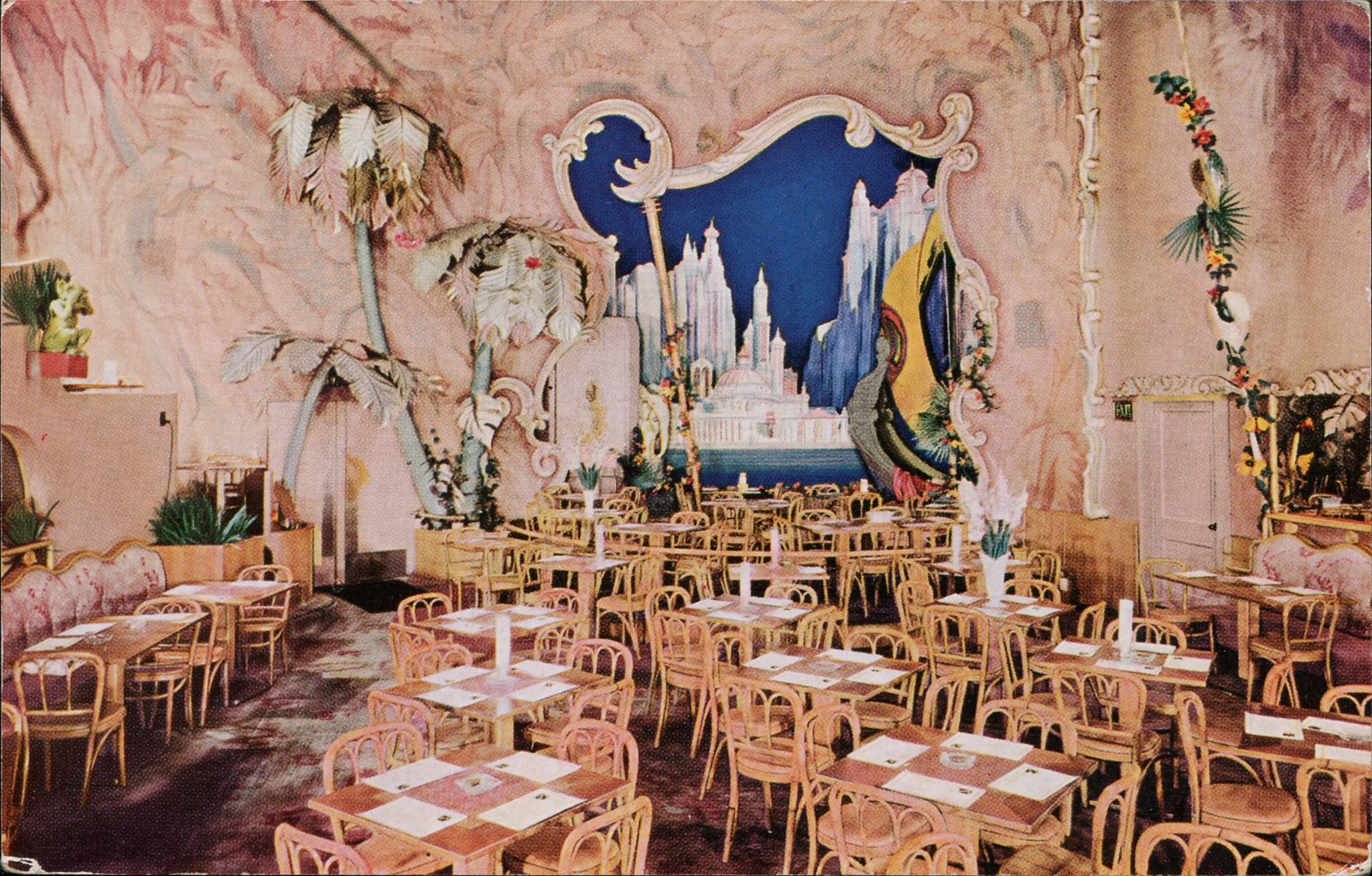 Beautiful and Unique Restaurants of the U.S. from the 1950s