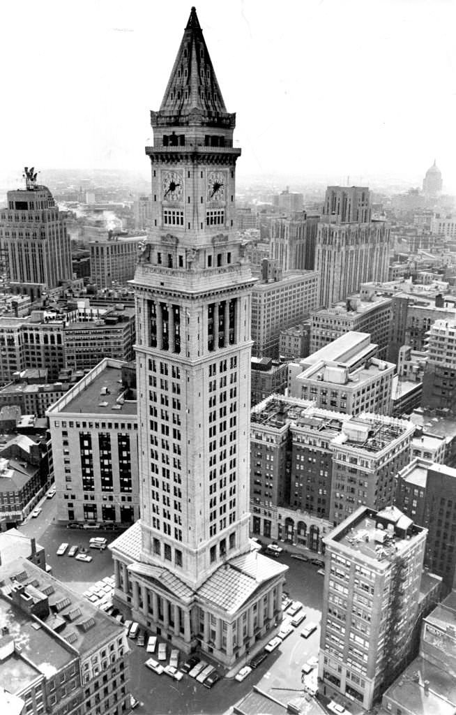 The Custom House Tower in Boston, 1964.