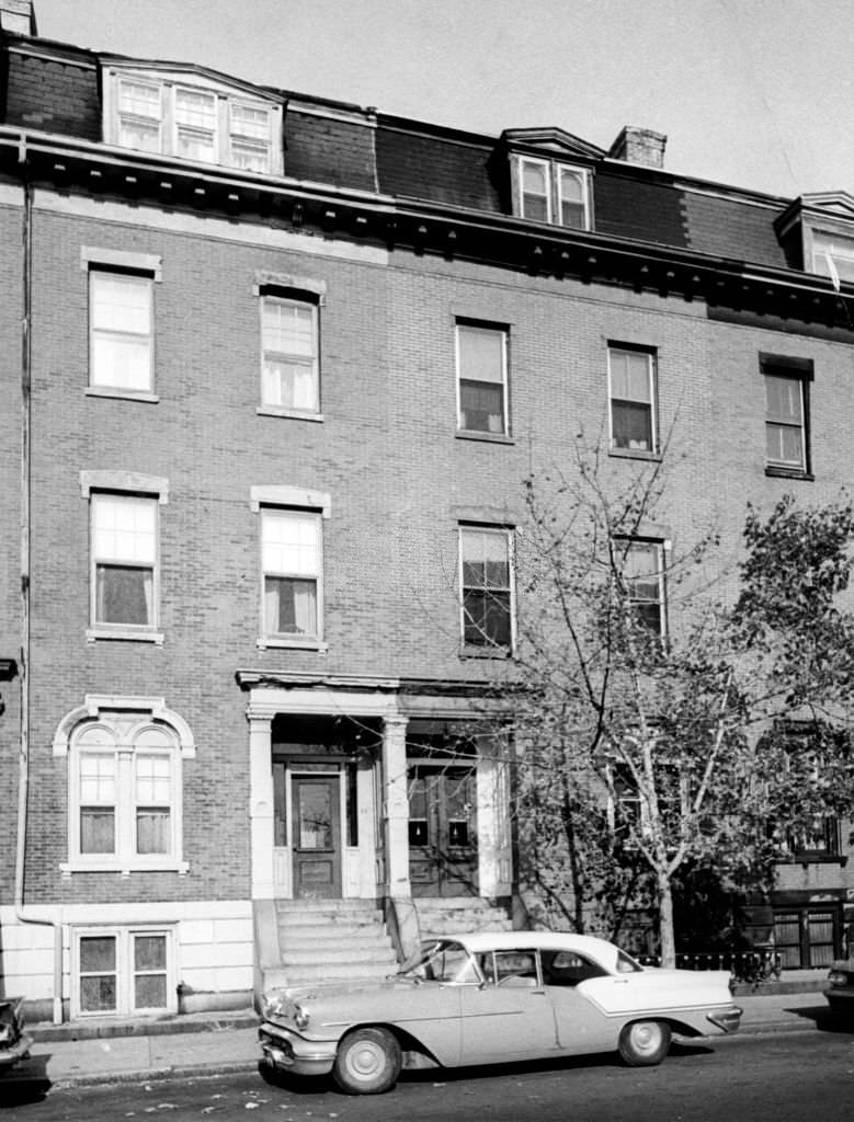 The houses at 37-39 High St. in the Charlestown neighborhood of Boston, Oct. 31, 1962.