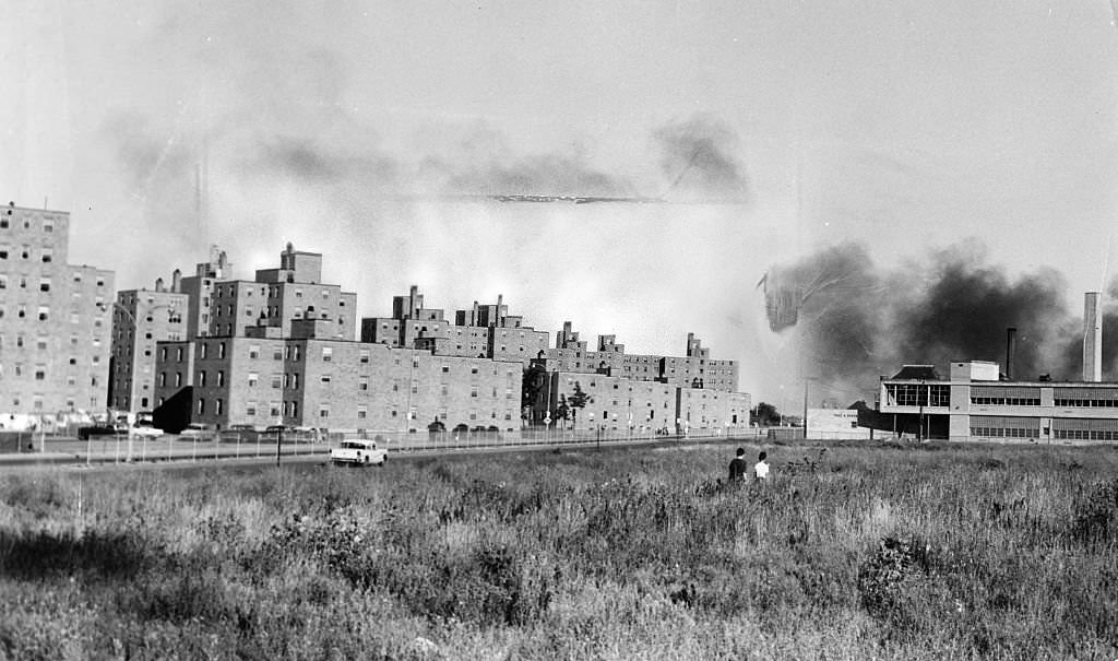 The Columbia Point housing project in Boston, Sept. 8, 1962.