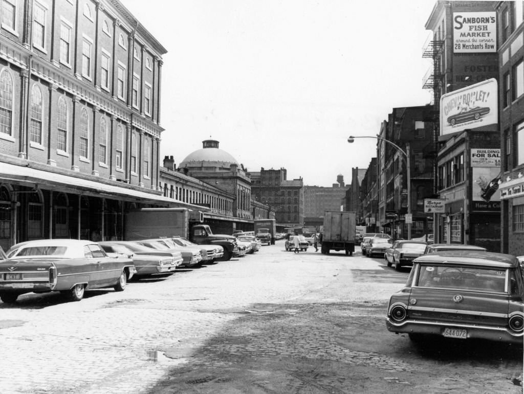 Haymarket in Boston on May 3, 1967.