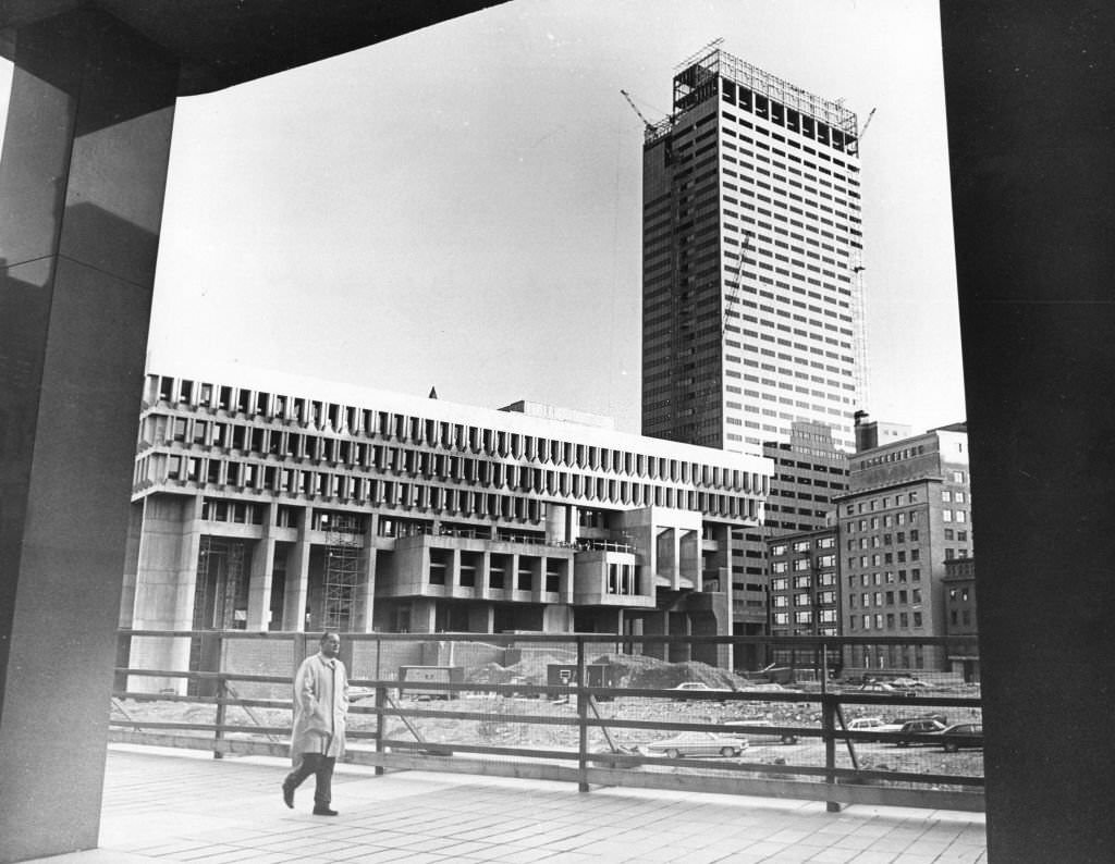 A view of Boston City Hall, Dec. 21, 1967.