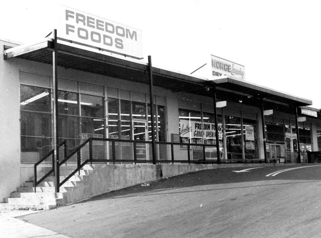 Freedom Foods at 264 Columbia Rd. in the Dorchester neighborhood of Boston on Nov. 20, 1968.