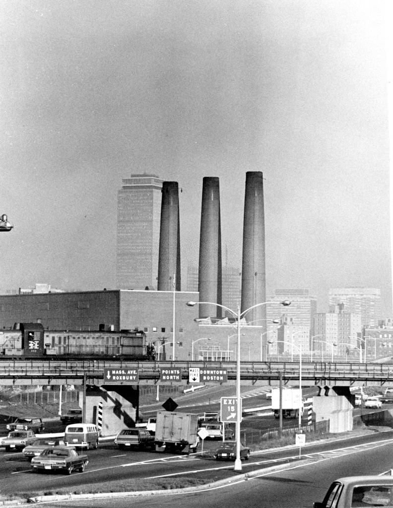 Smog over Boston on Oct. 16, 1969.