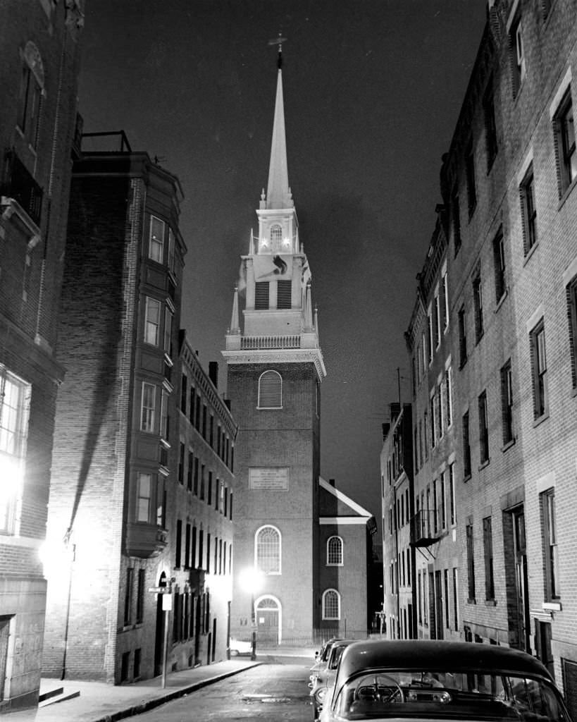 The Old North Church in Boston, 1961.