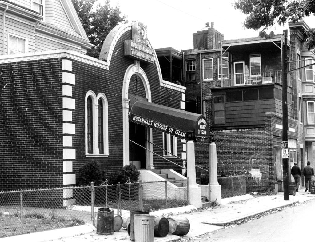 Muhammad's Mosque of Islam at 35 Intervale St. in Boston on Oct. 11, 1966.