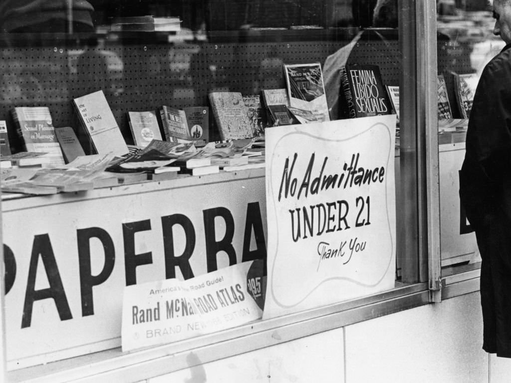 The Combat Zone in Boston, September 1966.