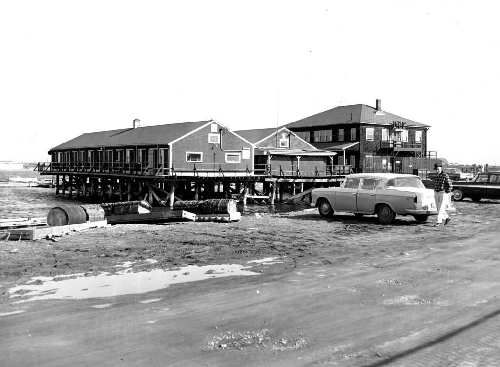 The Dorchester Yacht Club in Boston on Apr. 2, 1960.