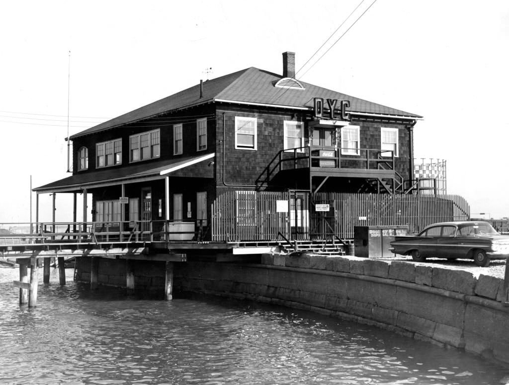 The Dorchester Yacht Club in Boston, 1960.