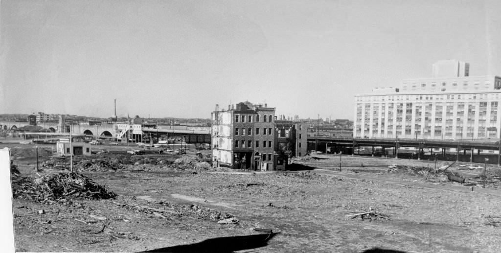 Destruction of Boston's West End for redevelopment on Feb. 16, 1960.