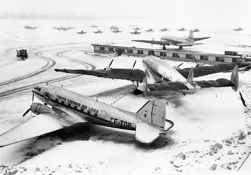 The third snowstorm in 10 days halted air transport operations at Logan Airport in Boston.