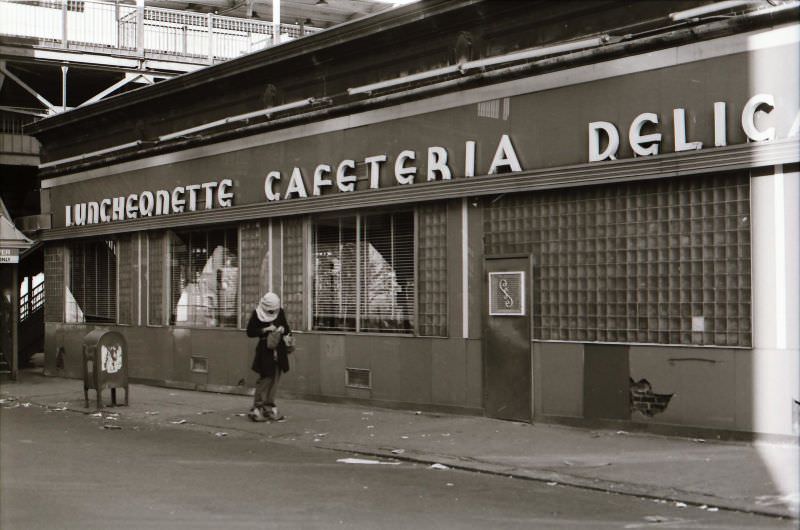 Dover Station, Boston, late 1970s