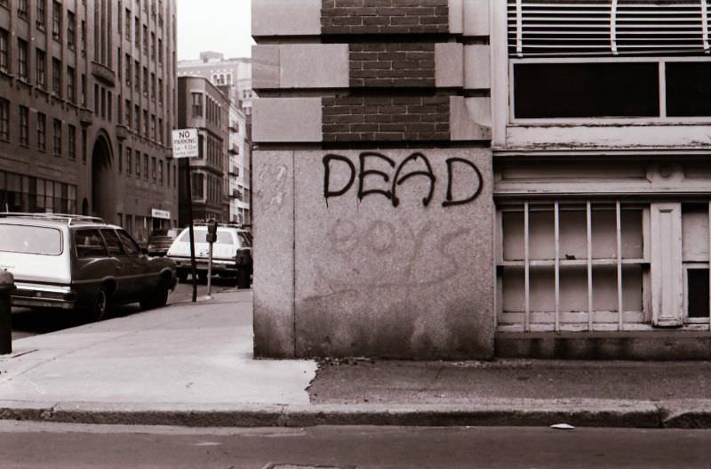 Dead Boys, Financial Zone, Boston, 1979