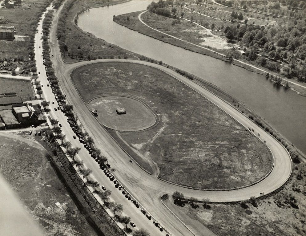 Soldiers Field Road with Trotting Park, Allston, Boston